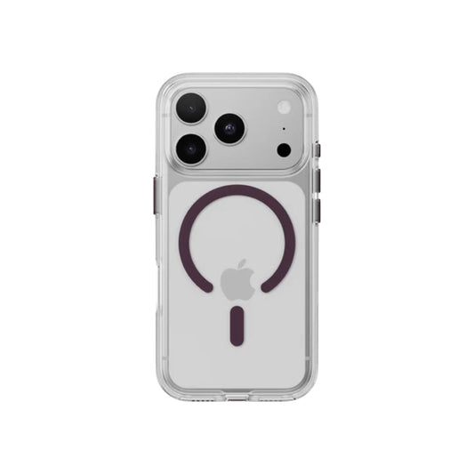 Mageasy Bright M | Magsafe Never Yellowing for iPhone 18 Pro Max / 17 Pro Max - Transparent/Nebula Ring