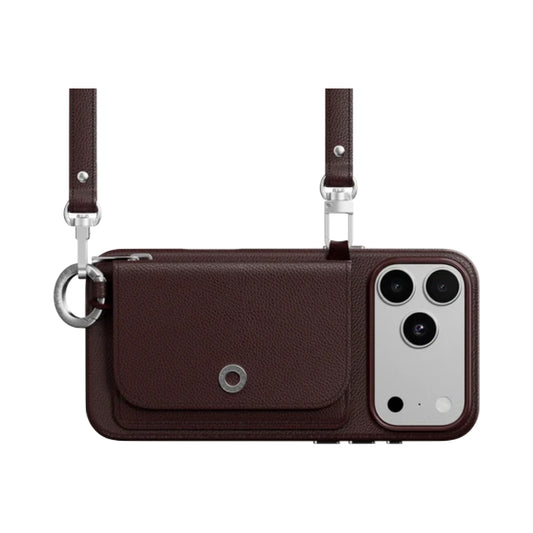 Mageasy Pouch M | Magsafe for iPhone 18 Pro Max / 17 Pro Max - Burgundy