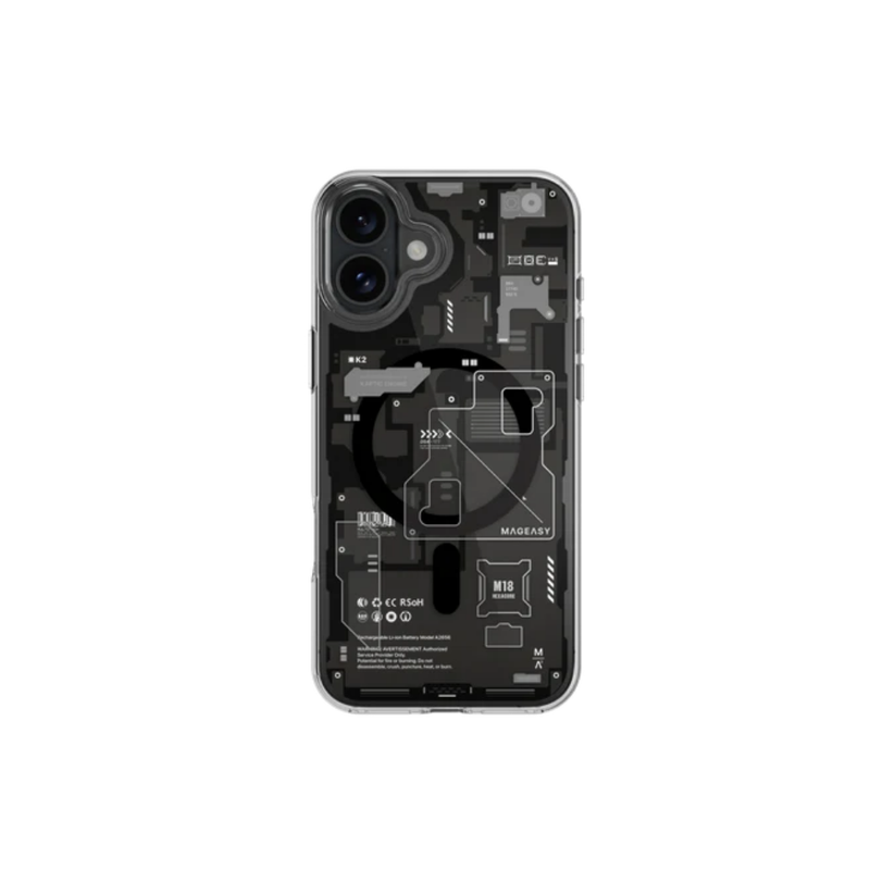 Mageasy iPhone 16 XRay M | MagSafe Ash