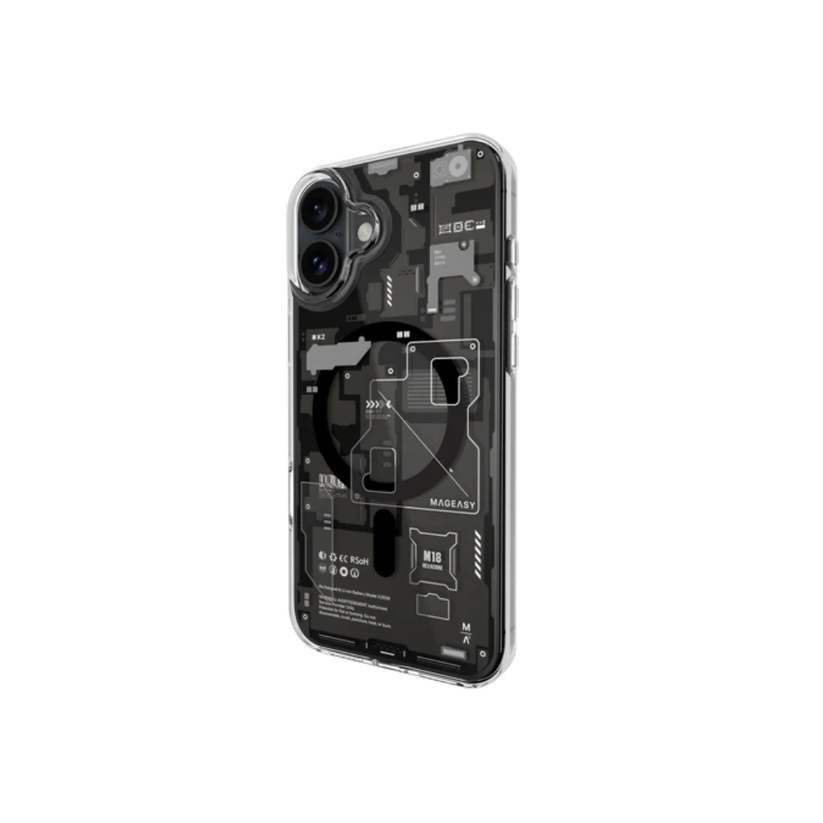 Mageasy iPhone 16 XRay M | MagSafe Ash