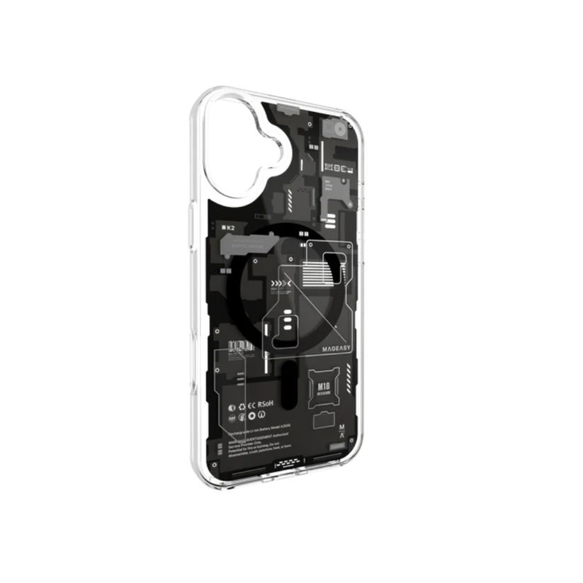 Mageasy iPhone 16 XRay M | MagSafe Ash