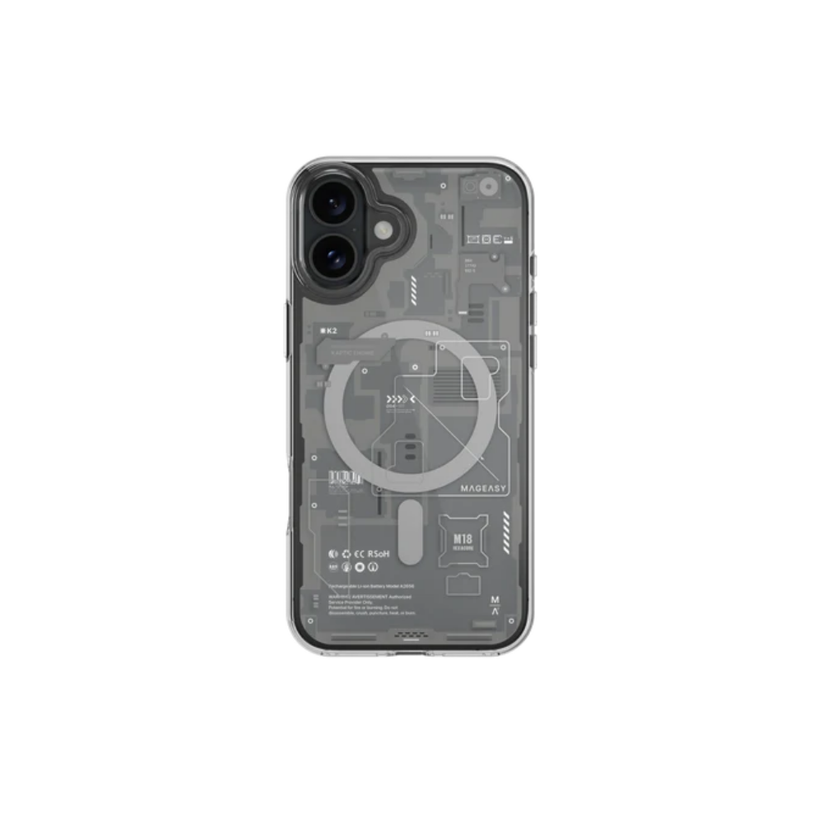 Mageasy iPhone 16 XRay M | MagSafe Ash
