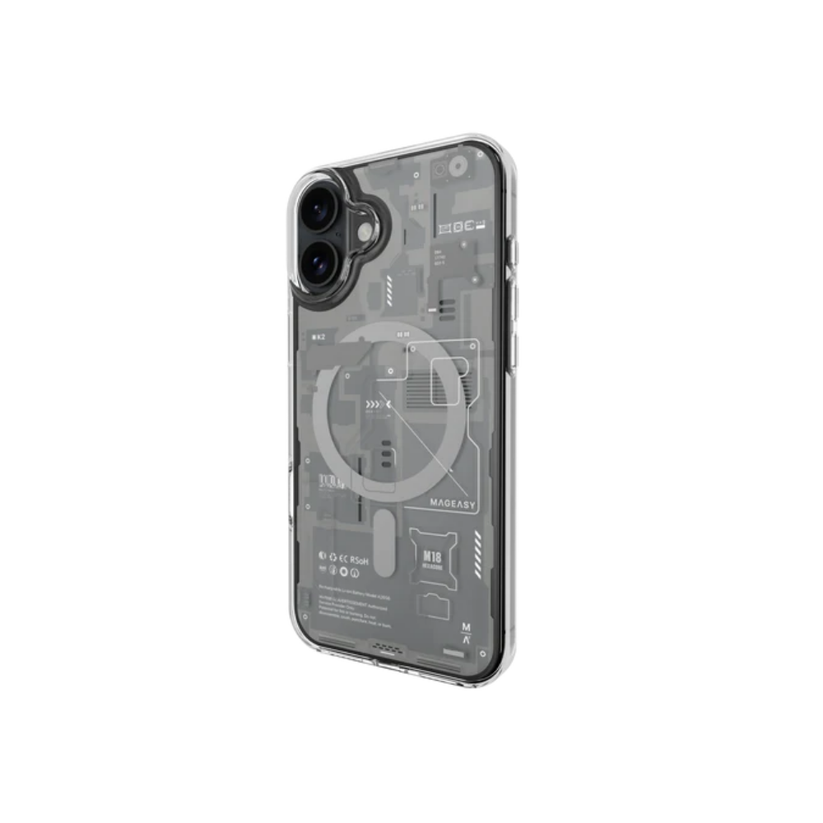 Mageasy iPhone 16 XRay M | MagSafe Ash