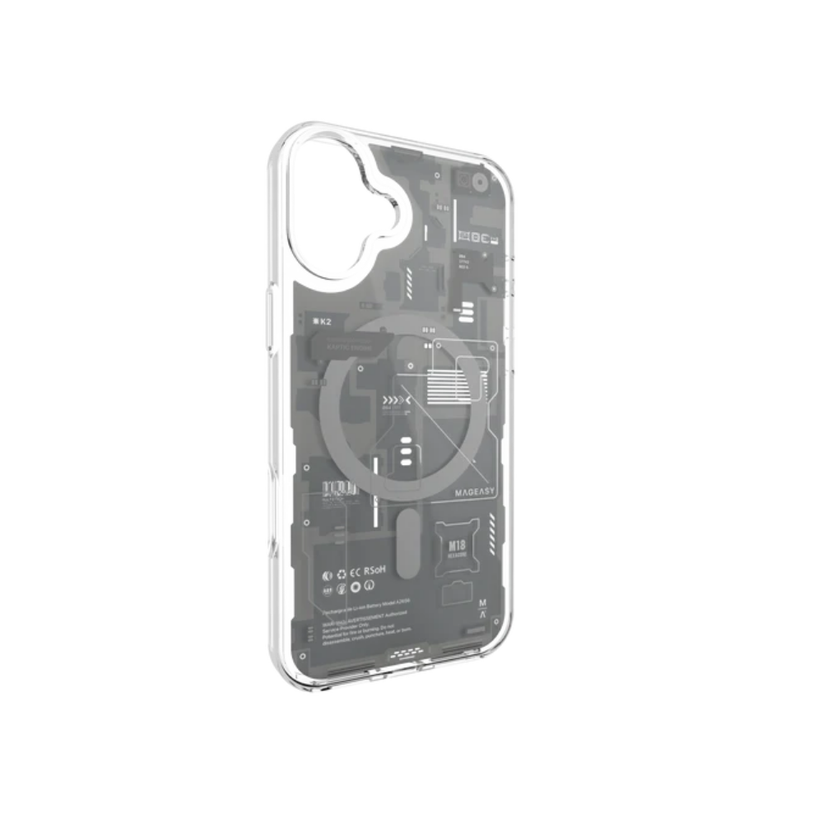 Mageasy iPhone 16 XRay M | MagSafe Ash