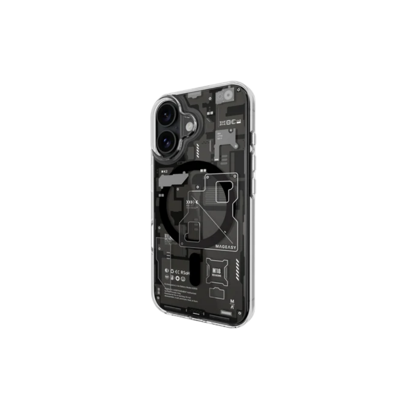 Mageasy iPhone 16 XRay M | MagSafe Ash