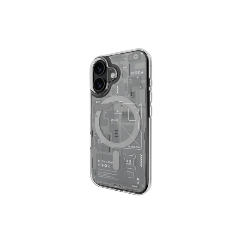 Mageasy iPhone 16 XRay M | MagSafe Ash