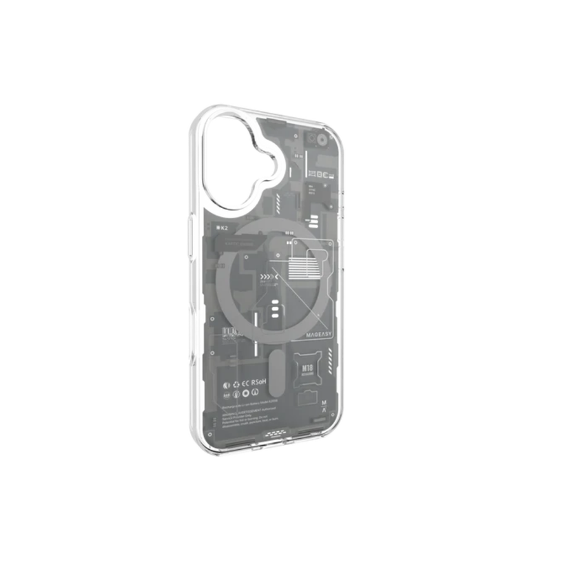 Mageasy iPhone 16 XRay M | MagSafe Ash
