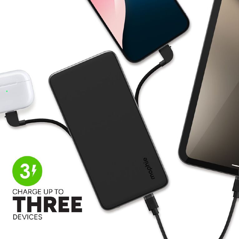Mophie-UNV Battery-Powerstation Plus 2024-10K-FG-INTL-Black