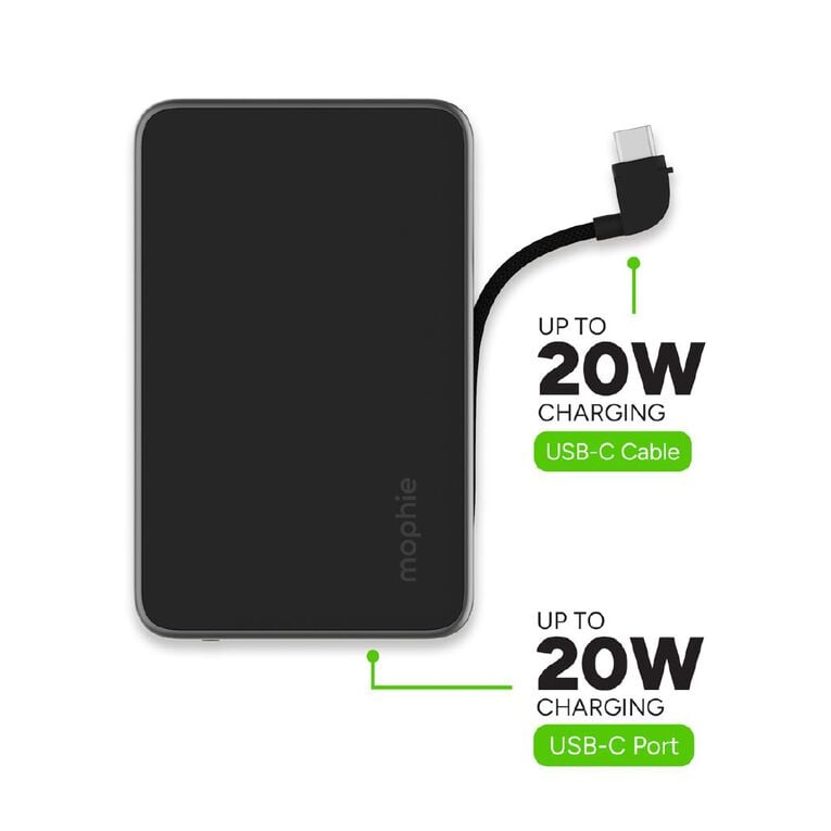 Mophie-UNV Battery-Powerstation Plus 2024-5K-FG-INTL-Black
