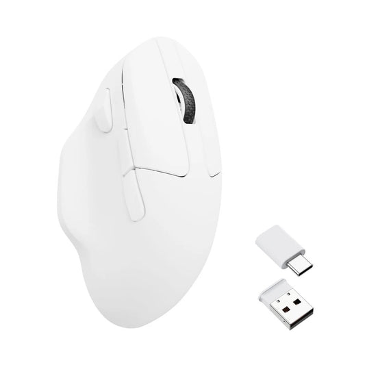 Keychron M7 -63g - White - Non-backlit BT/2.4GHz/Wired Mouse