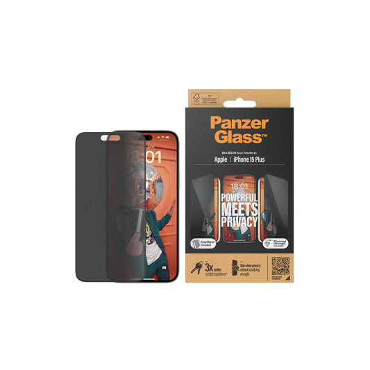 PANZERGLASS APPLE IPHONE 15 PLUS UWF PRIVACY