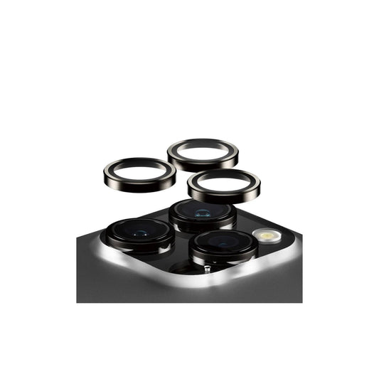 PanzerGlass Camera Lens Protector Hoop Optic Rings Apple iPhone 15 Pro/15 Pro Max Black