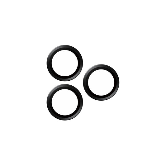 PanzerGlass Camera Lens Protector Hoop Optic Rings Apple iPhone 15 Pro/15 Pro Max Black