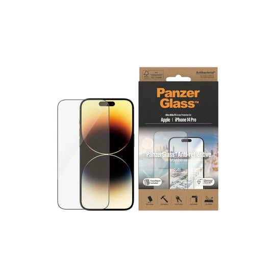 PANZERGLASS FOR IPHONE 14 PRO UWF ANTI-GLARE/REFLECTIVE AB W. APPLICATOR
