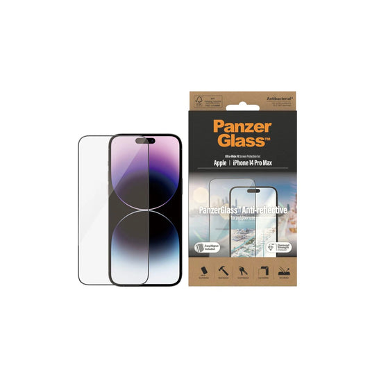 PANZERGLASS FOR IPHONE 14 PRO MAX UWF ANTI-GLARE/REFLECTIVE AB W. APPLICATOR