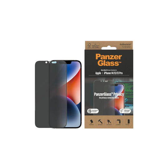 PANZERGLASS FOR IPHONE 14/13/13 PRO UWF PRIVACY AB