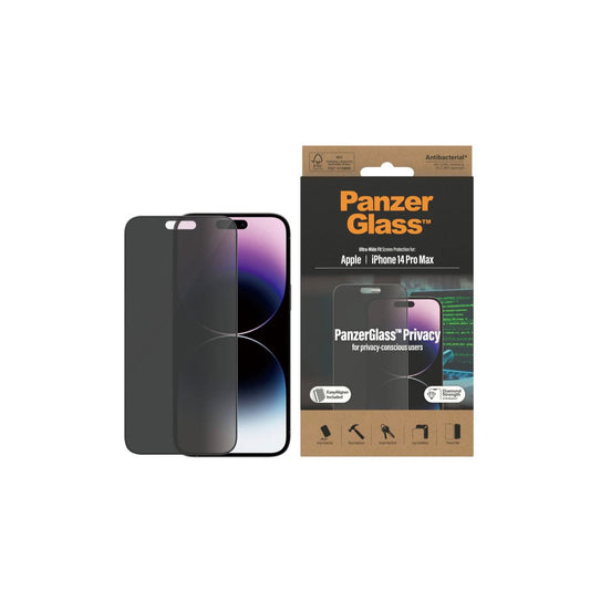 PANZERGLASS FOR IPHONE 14 PRO MAX UWF PRIVACY AB