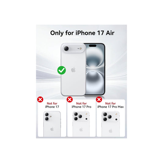 Raptic Air Clear Magsafe for iPhone Air - Black
