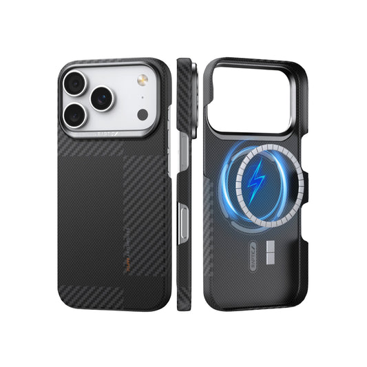 Raptic Aramid Fiber Geotik Magsafe Case for iPhone 17 Pro Max - Mondrian