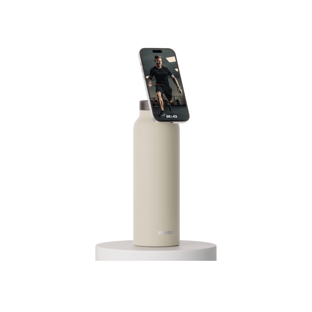 Ringo V2 Magnetic Ring Bottle 24oz - Ivory