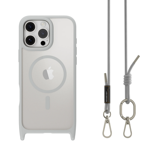 Mageasy iPhone 16 Pro Max Roam M| Magsafe Titanium/ Misty Gray