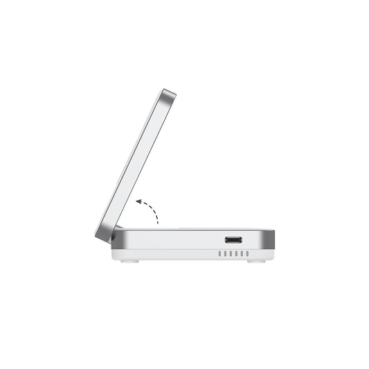 Mazer/M-qi2-MagFold05-WH/qi2 Certified 23W Foldable 3in1 Wireless charger-White