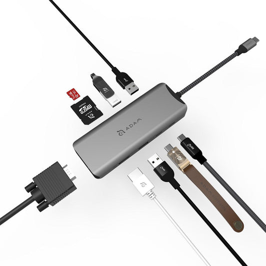 ADAM elements CASA Hub A09 USB-C 3.1 Gen 2 9in1 Hub