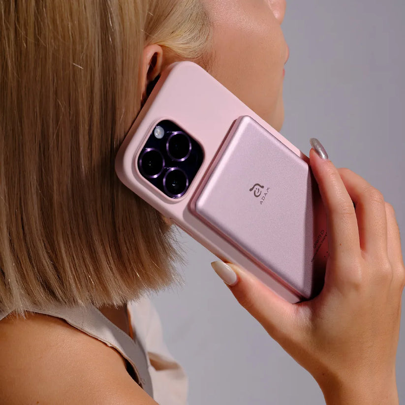 Adam Elements GRAVITY C5 Magnetic Wireless Charging Power Bank (Ultra Slim) - Pink