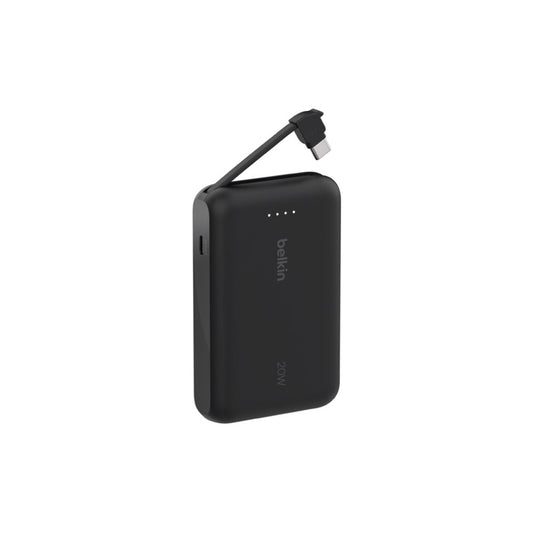 Belkin Boostcharge Power Bank 10K Pd With Intergrated Cable - Black