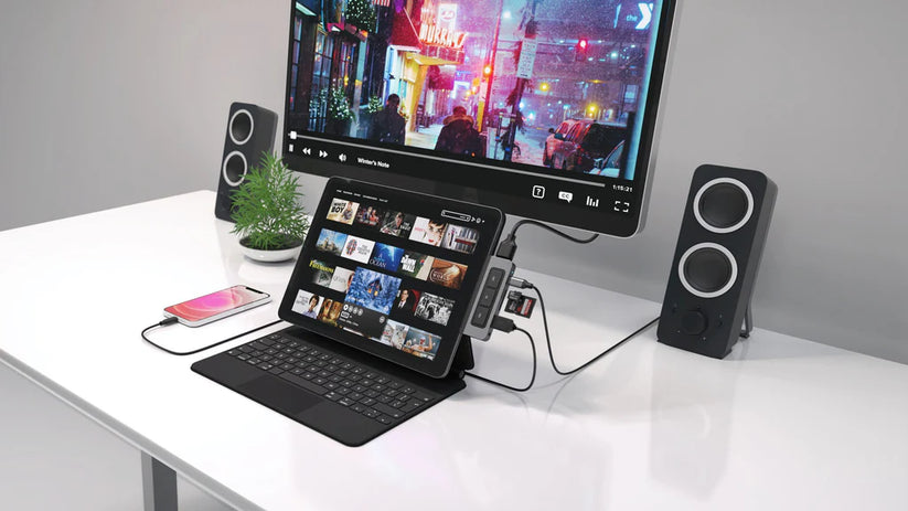 HyperDrive Media 6-in-1 USB-C Hub for iPad Pro/Air