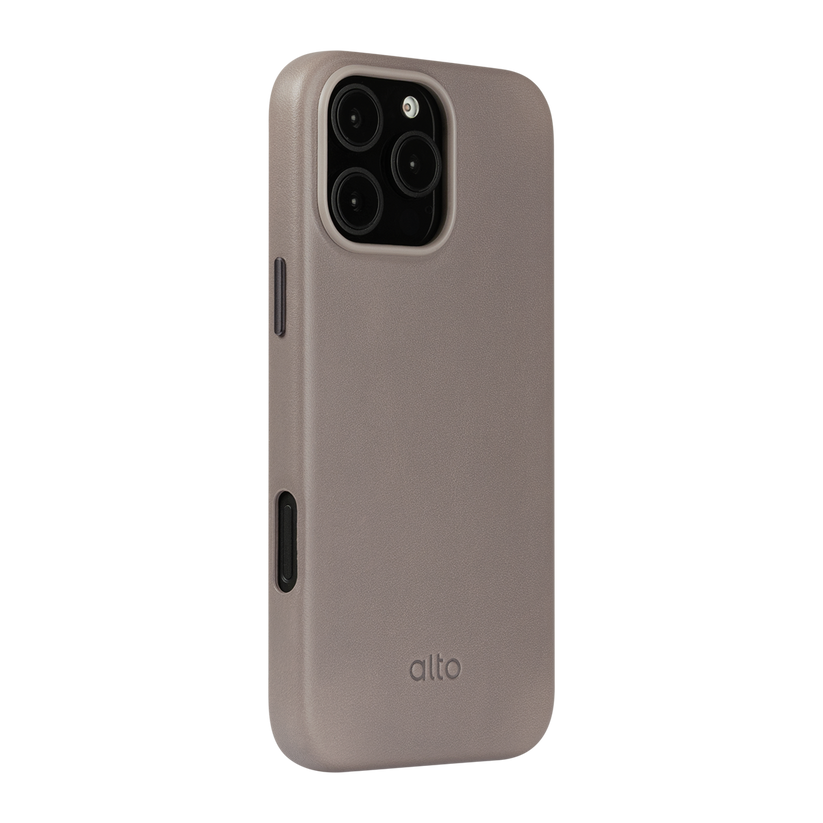 Alto Clop Leather Magnetic Case iPhone 16 Pro Max - Cement