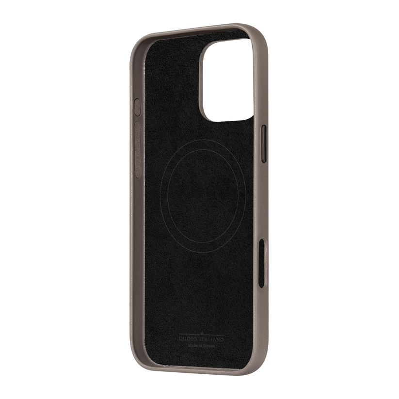 Alto Clop Leather Magnetic Case iPhone 16 Pro Max - Cement