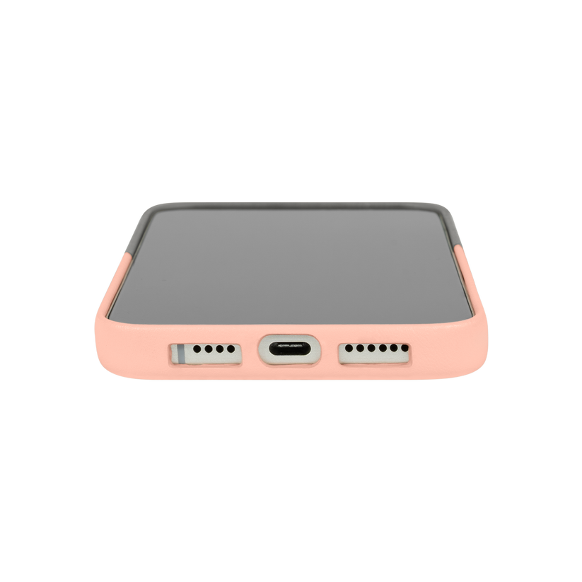 Alto Herring Leather Magnetic Case iPhone 16 Pro Max - Cement / Pink