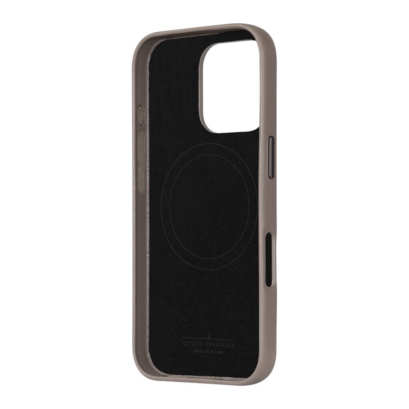 Alto Clop Leather Magnetic Case iPhone 16 Pro - Cement