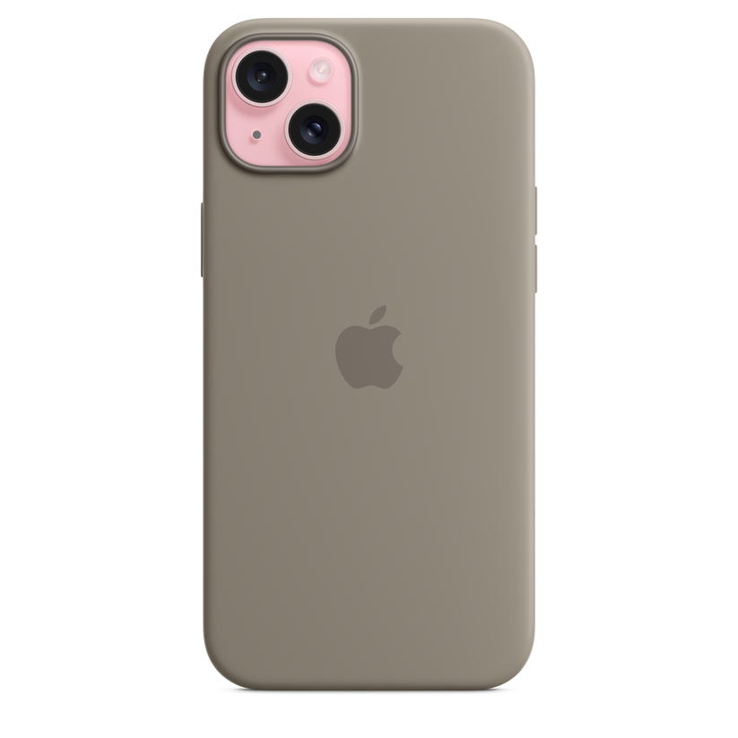 iPhone 15 Plus Silicone Case with MagSafe - Clay