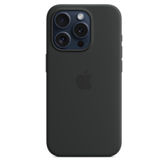 iPhone 15 Pro Silicone Case with MagSafe - Black