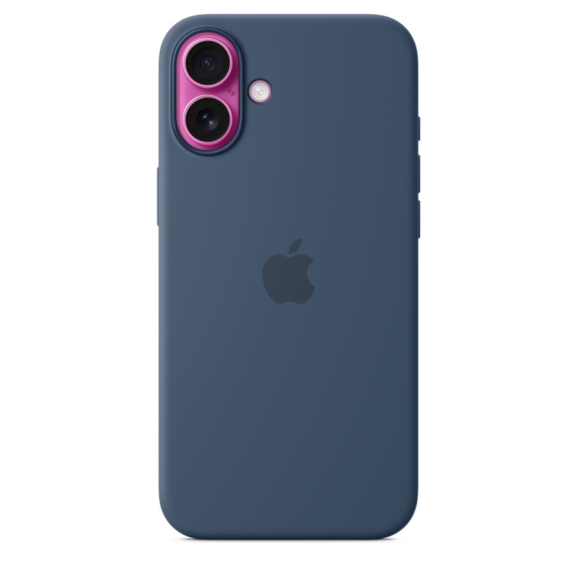 iPhone 16 Plus Silicone Case with MagSafe - Denim