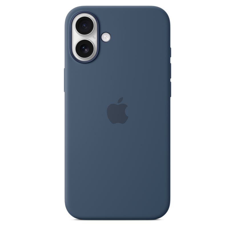 iPhone 16 Plus Silicone Case with MagSafe - Denim