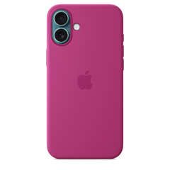 iPhone 16 Plus Silicone Case with MagSafe - Fuchsia