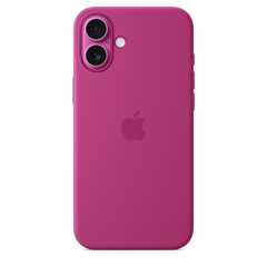 iPhone 16 Plus Silicone Case with MagSafe - Fuchsia
