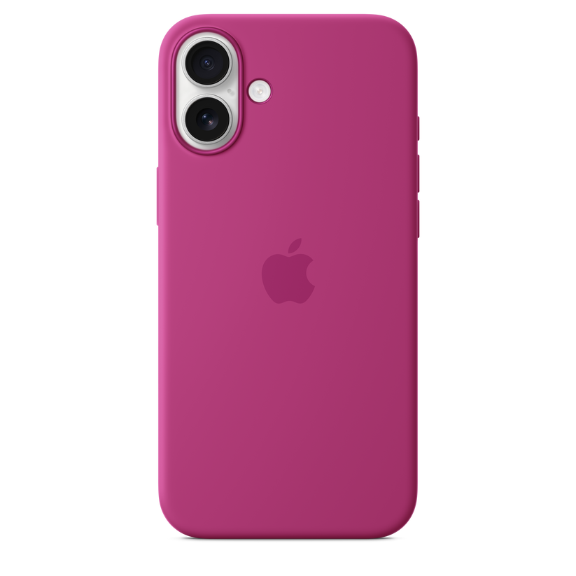iPhone 16 Plus Silicone Case with MagSafe - Fuchsia