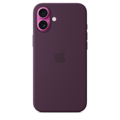 iPhone 16 Plus Silicone Case with MagSafe - Plum