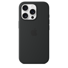 iPhone 16 Pro Silicone Case with MagSafe - Black