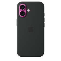 iPhone 16 Silicone Case with MagSafe - Black