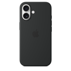 iPhone 16 Silicone Case with MagSafe - Black