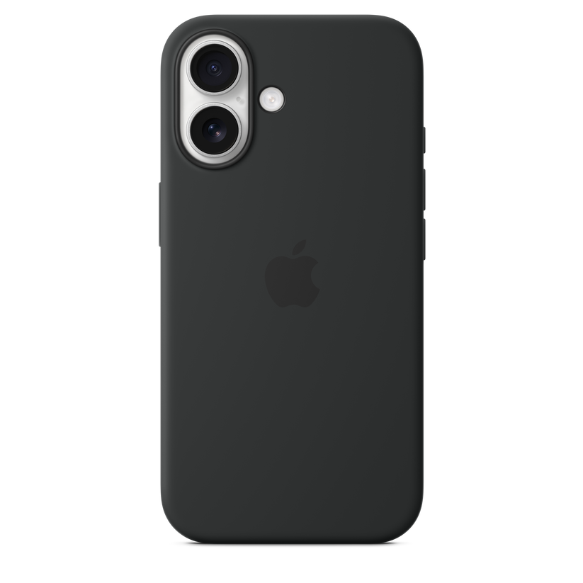 iPhone 16 Silicone Case with MagSafe - Black