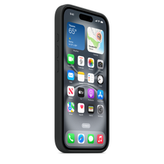 iPhone 16 Silicone Case with MagSafe - Black