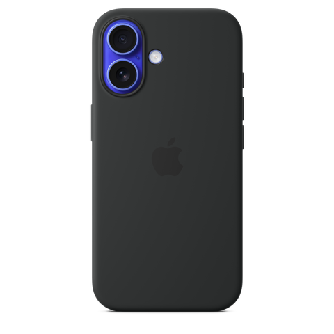 iPhone 16 Silicone Case with MagSafe - Black