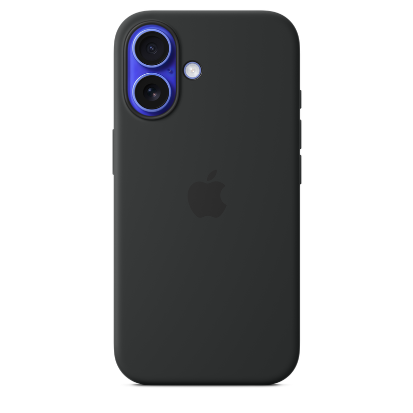 iPhone 16 Silicone Case with MagSafe - Black