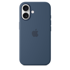 iPhone 16 Silicone Case with MagSafe - Denim